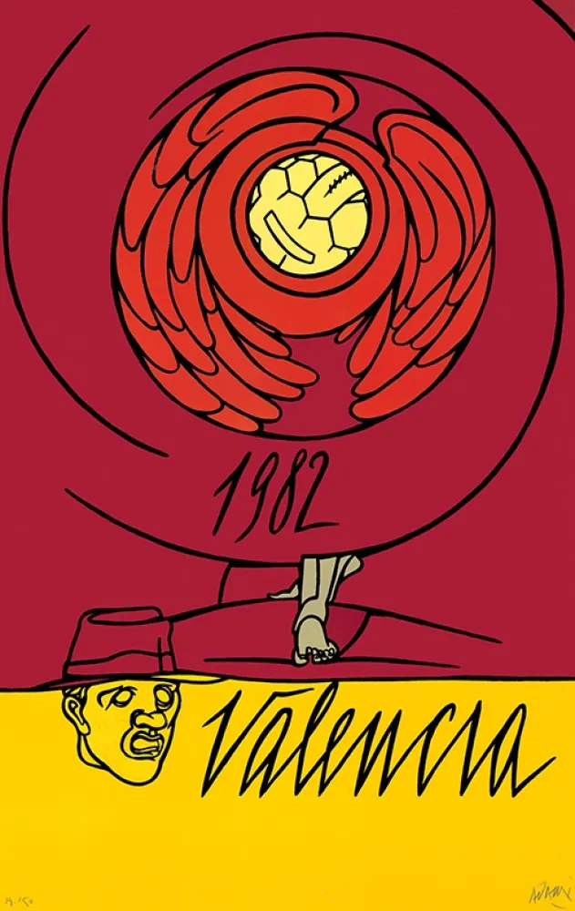 Lithografie Adami - Copa del Mundo de Fútbol España 1982 - Valencia