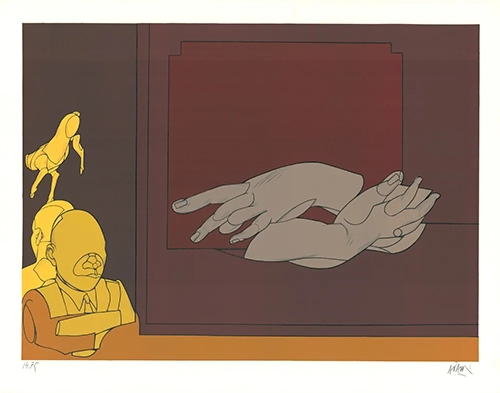 Lithografie Adami - Song of Myself