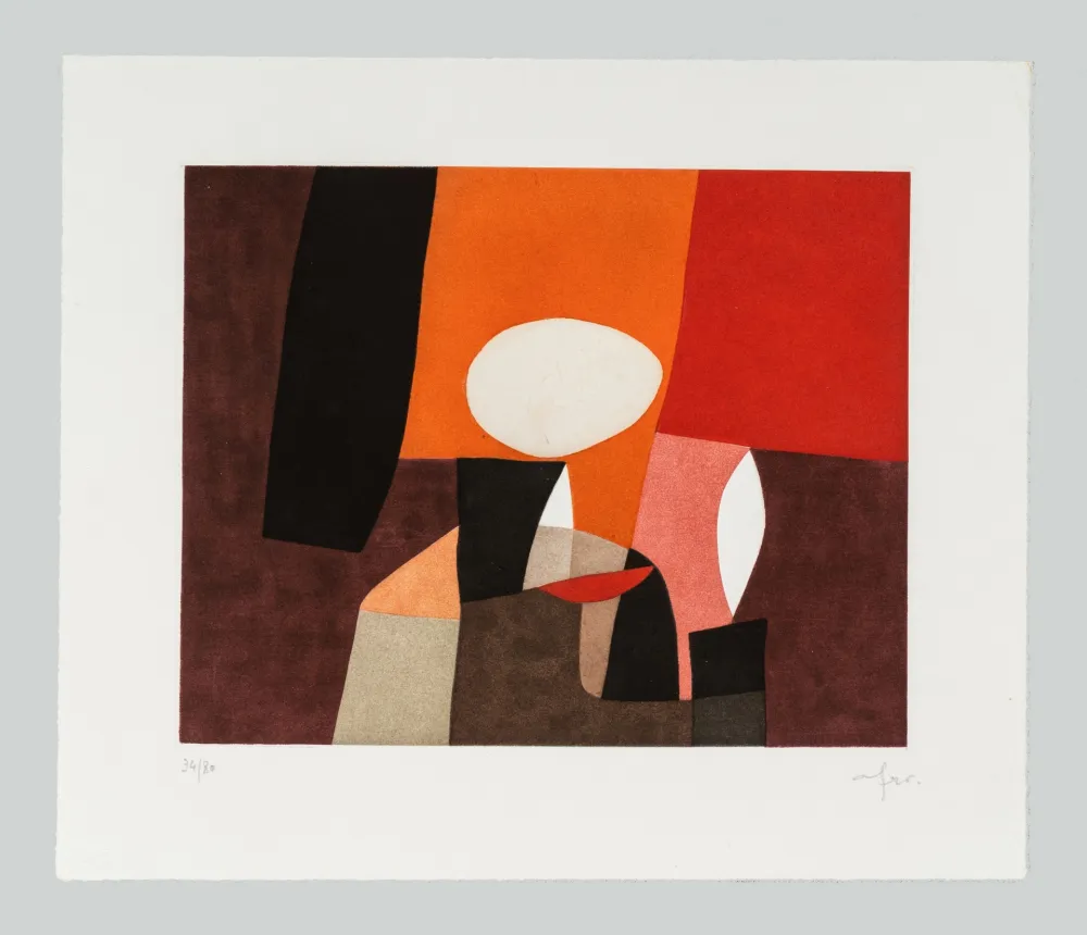 Ets En Aquatint Afro - Le flacon