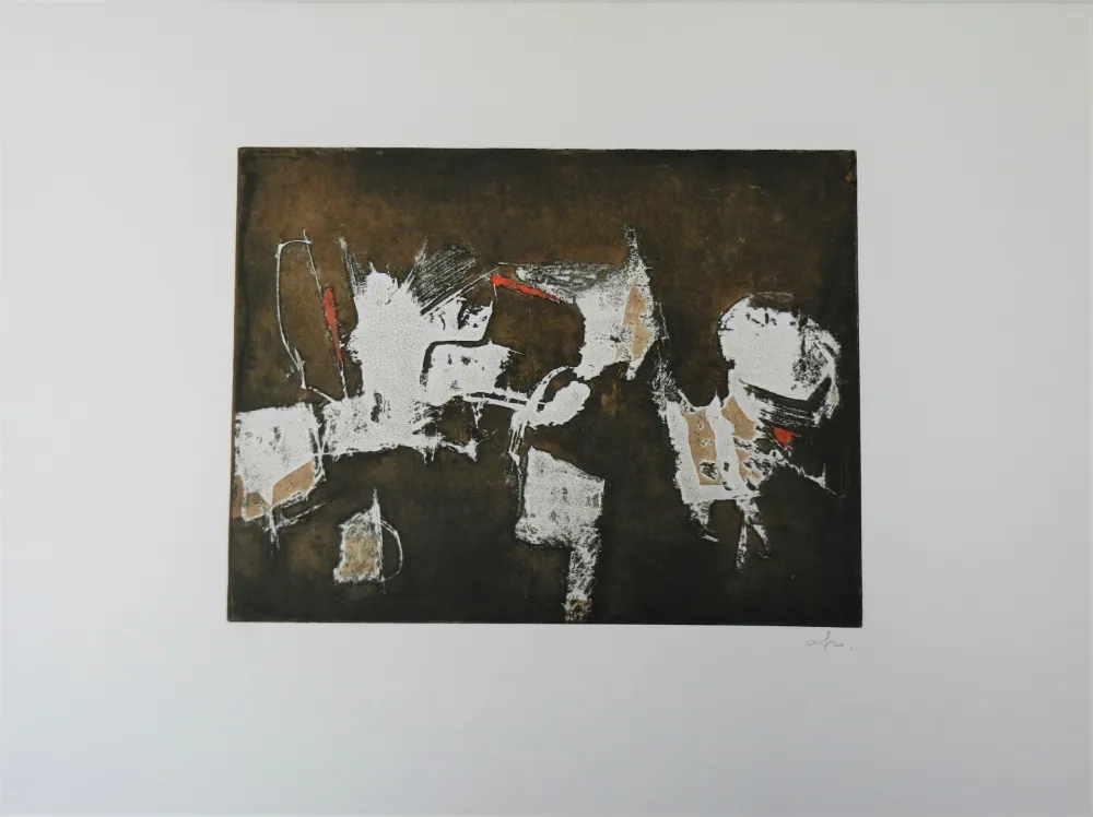 Ets En Aquatint Afro - Senza titolo