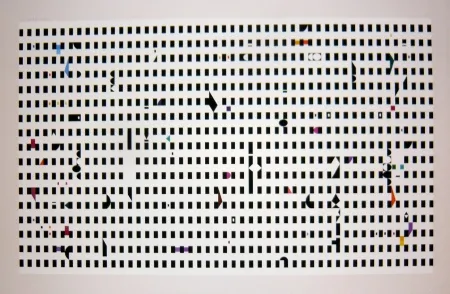 Zeefdruk Agam - Composition 1