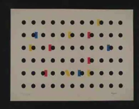 Zeefdruk Agam - Sans titre