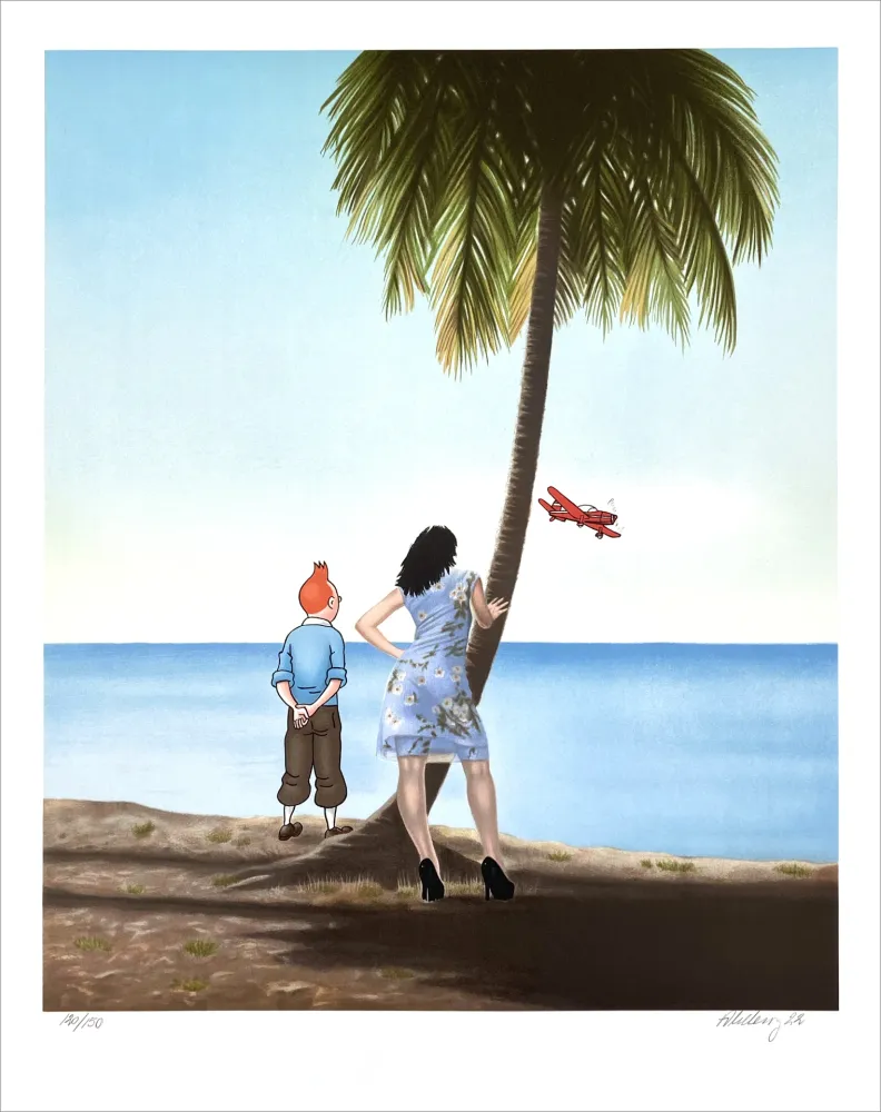 Lithografie Ahlberg - In the Air II