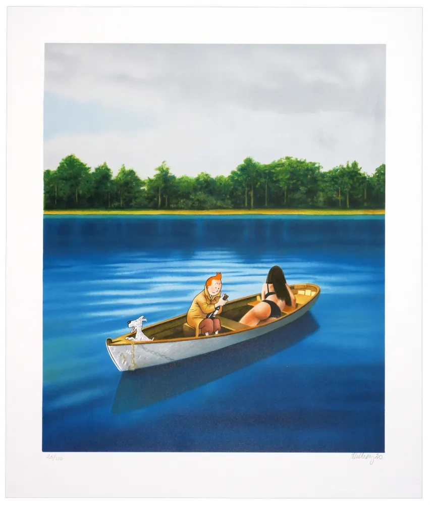 Lithografie Ahlberg - Sans titre