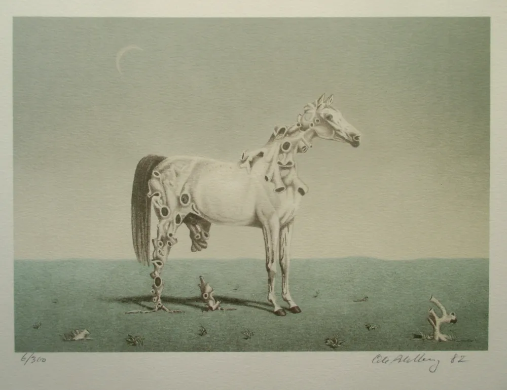 Lithografie Ahlberg - The Nightmare of the Horse