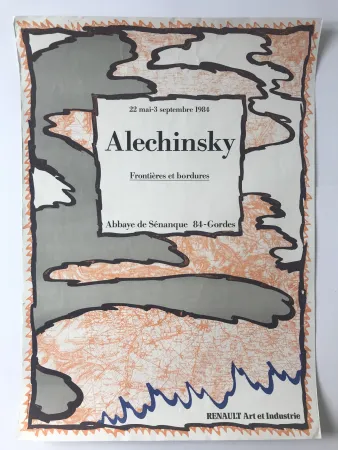 Poster Alechinsky - Abbaye de Sénanque