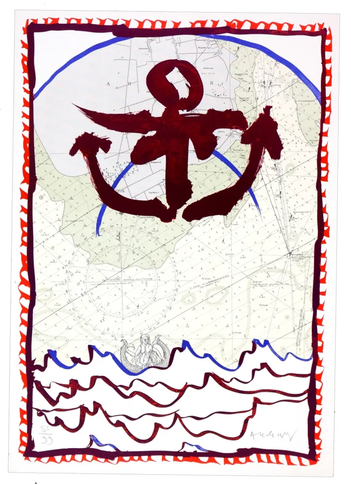 Lithografie Alechinsky - Ancrage d'encre