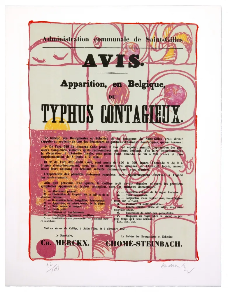 Lithografie Alechinsky - Avis