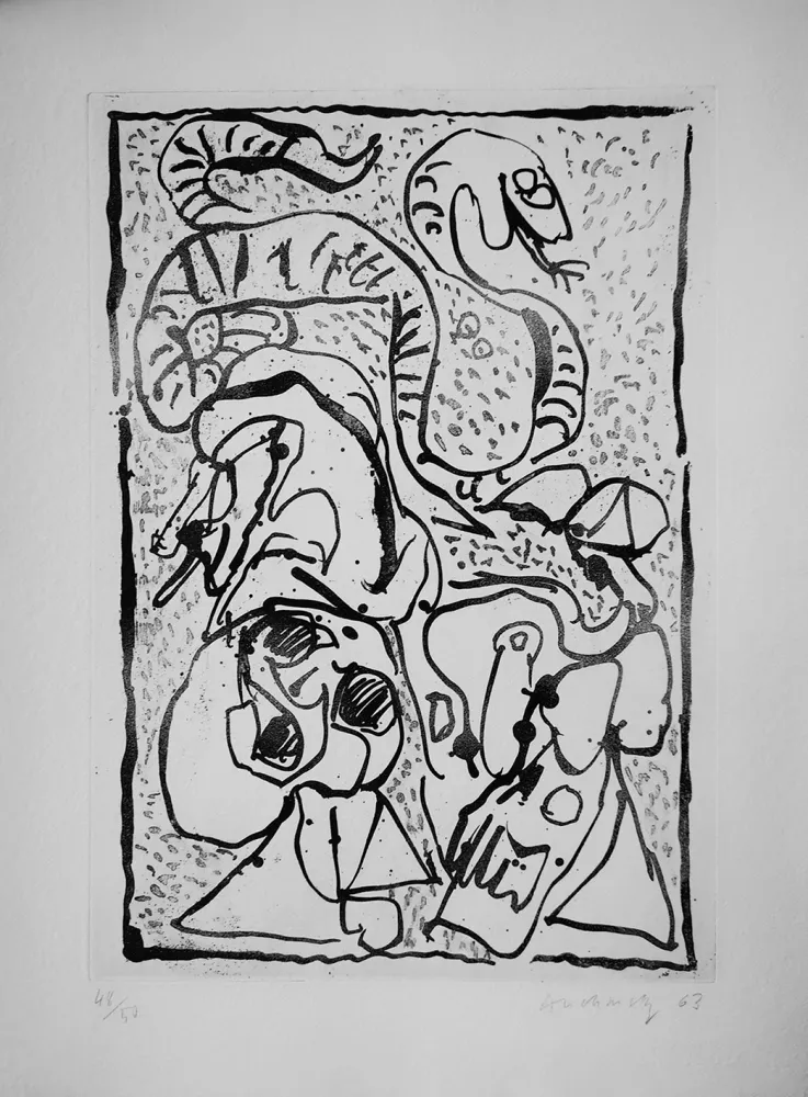 Ets Alechinsky - Ca serpente