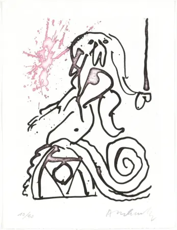 Ets Alechinsky - Carré blanc IV