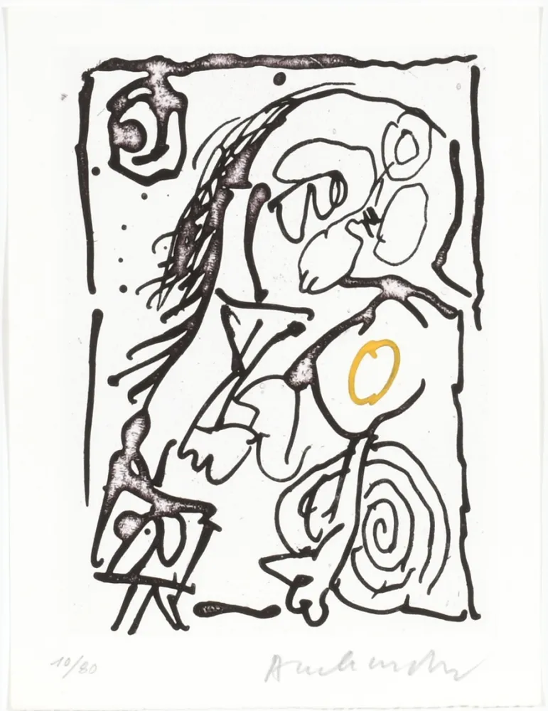 Ets Alechinsky - Carré blanc V