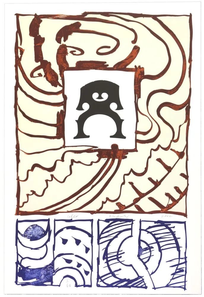 Lithografie Alechinsky - Celo