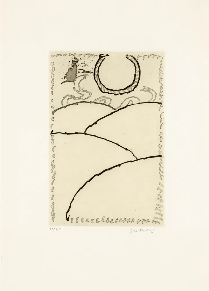 Ets En Aquatint Alechinsky - Cerclitude 07