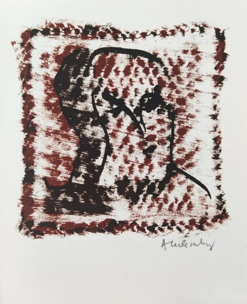 Lithografie Alechinsky - Choses rapportées du Japon