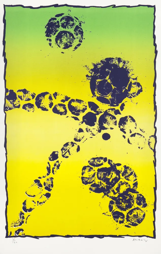 Lithografie Alechinsky - Copa del mundo de futbol 