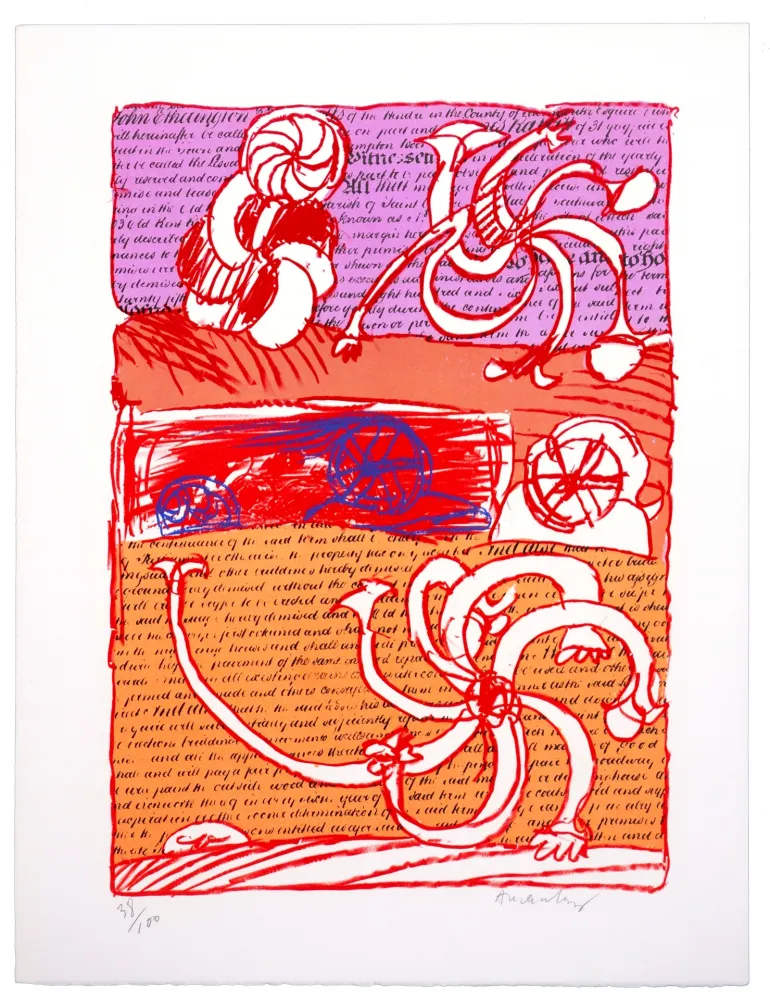 Lithografie Alechinsky - Cursive