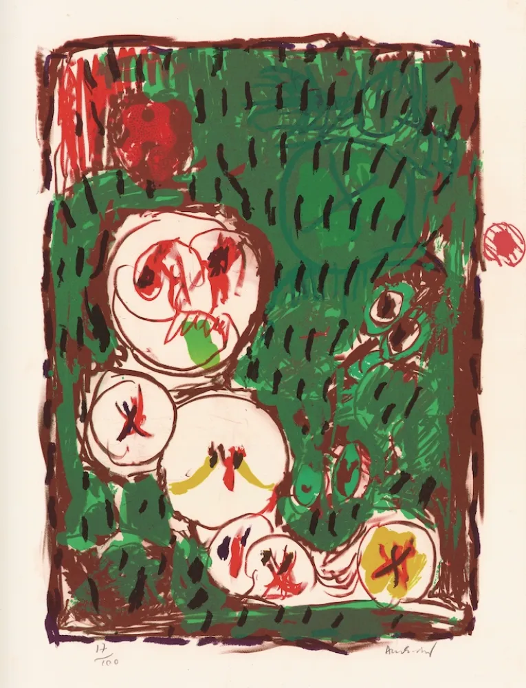 Lithografie Alechinsky - Dans le même panier