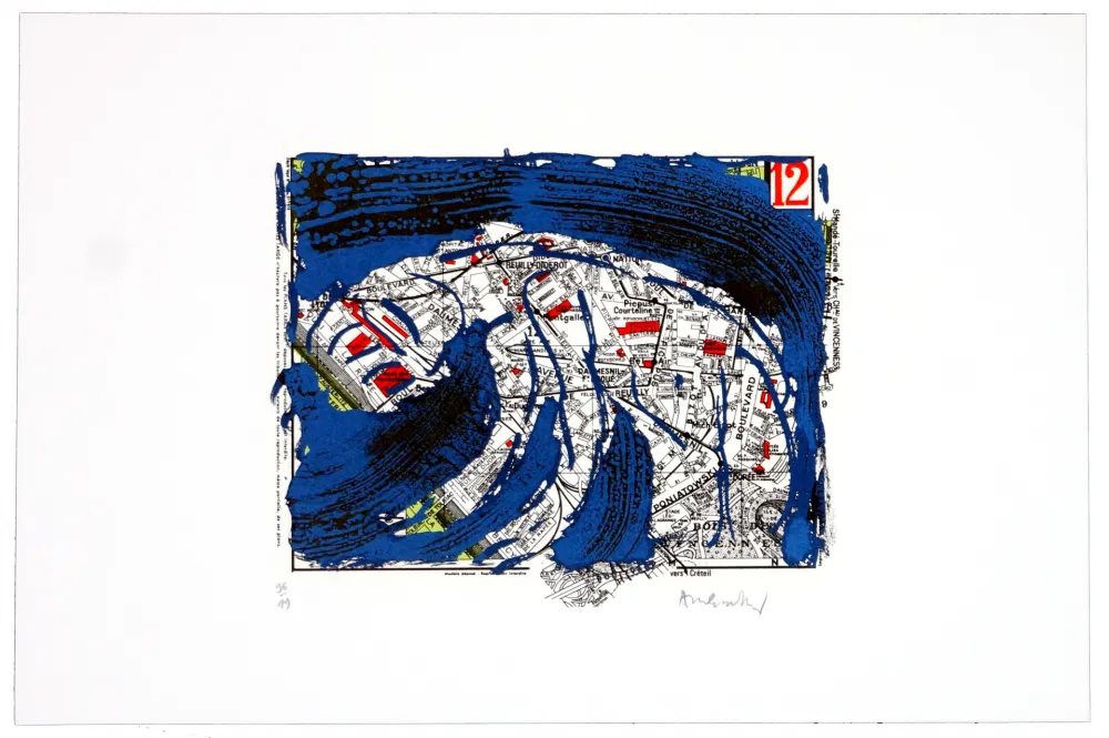 Lithografie Alechinsky - Douzième arrondissement (Paris)