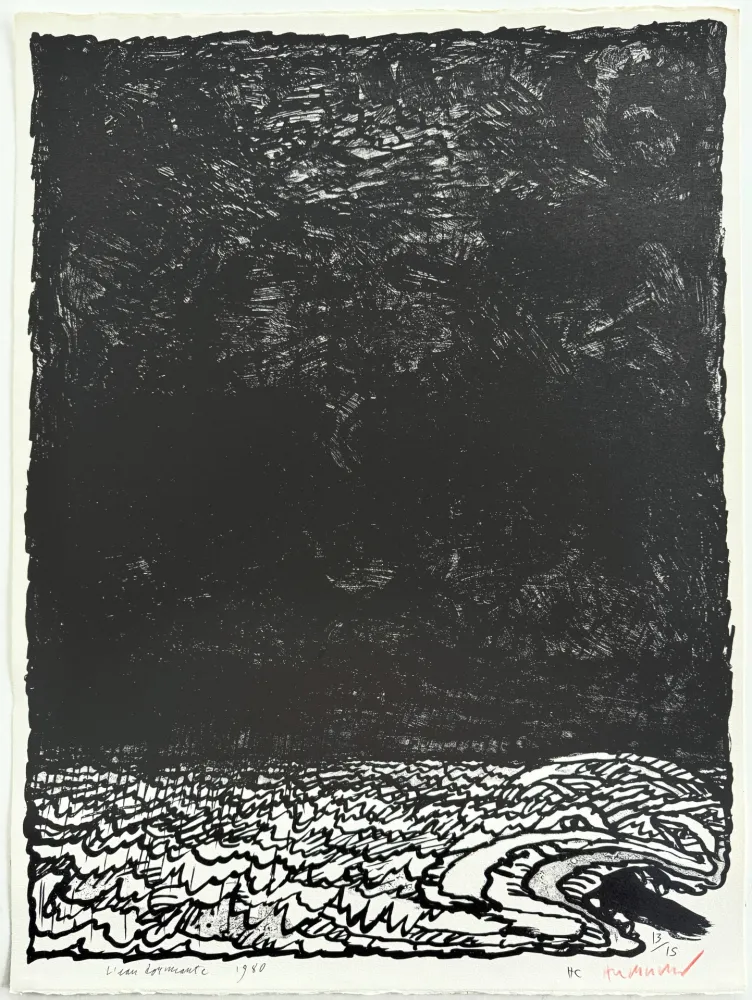 Lithografie Alechinsky - Eau dormante