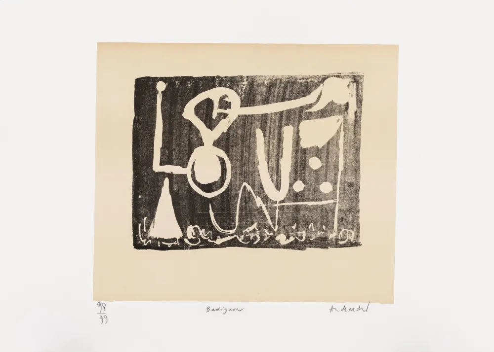 Lithografie Alechinsky - Expériences sans l'expérience 07