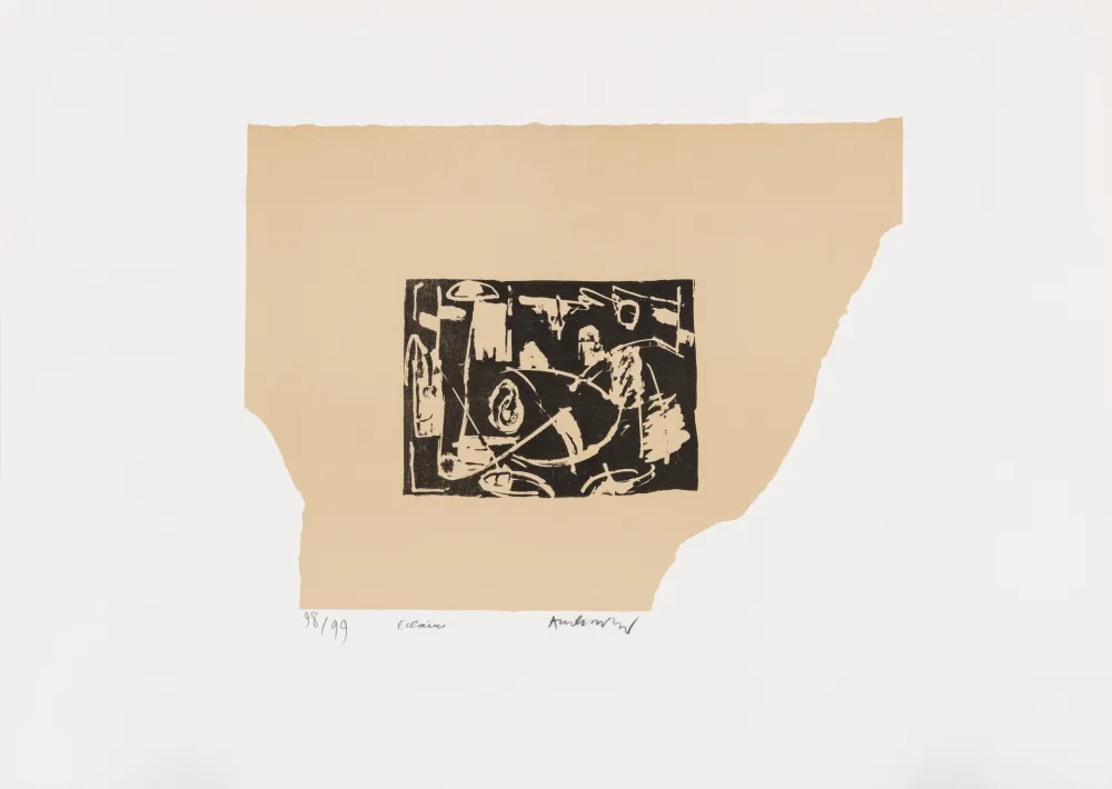 Lithografie Alechinsky - Expériences sans l'expérience 08