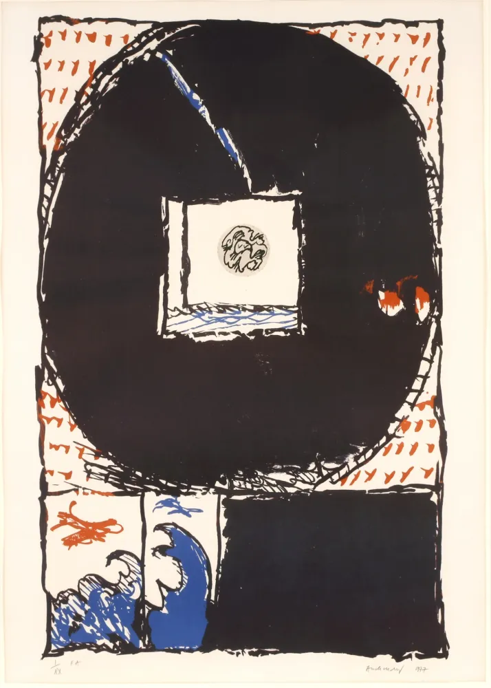 Lithografie Alechinsky - Fenêtre 05