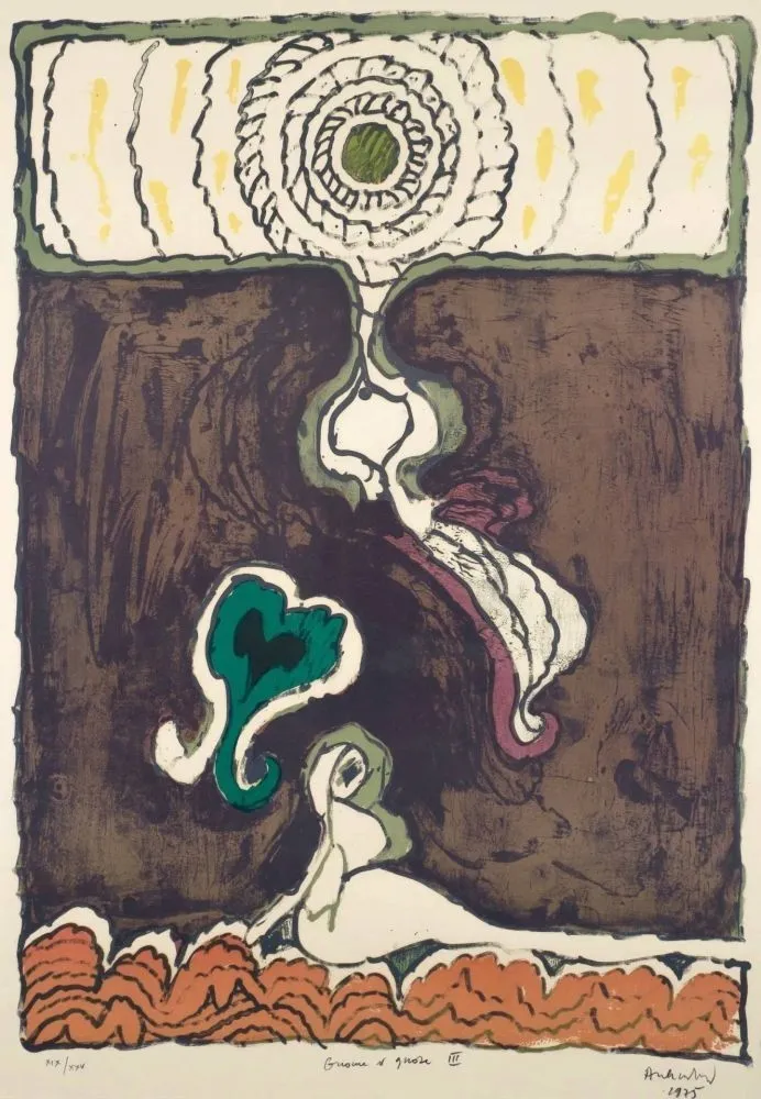 Lithografie Alechinsky - Gnomes et Gnose