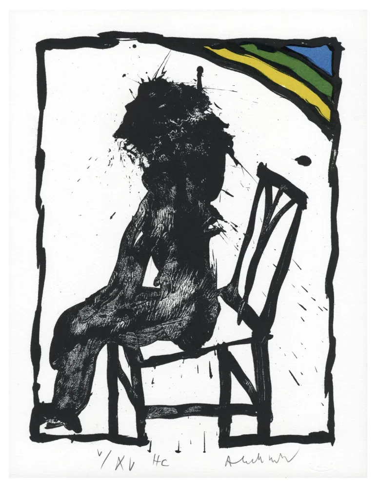 Lithografie Alechinsky - Je vous en prie, asseyez-vous II