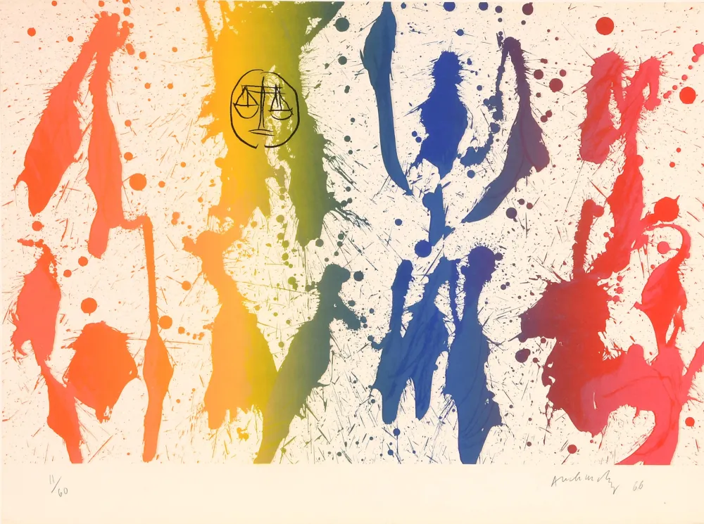 Lithografie Alechinsky - La balance