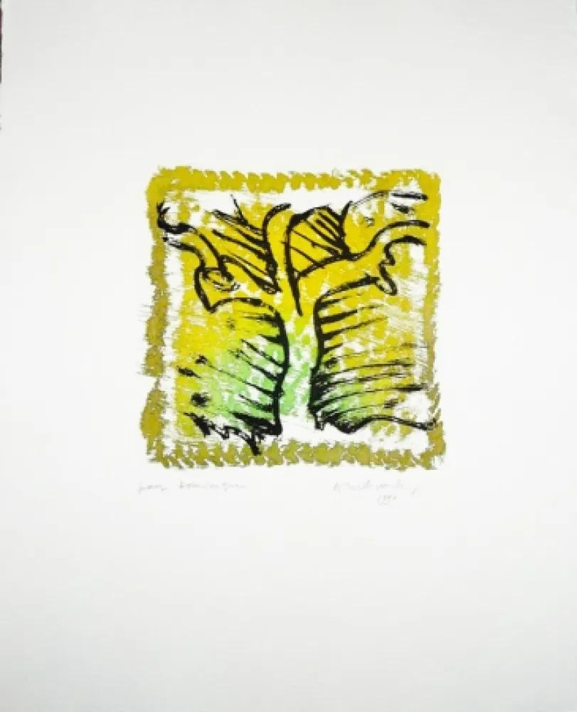 Gravure Alechinsky - L'arbre vert