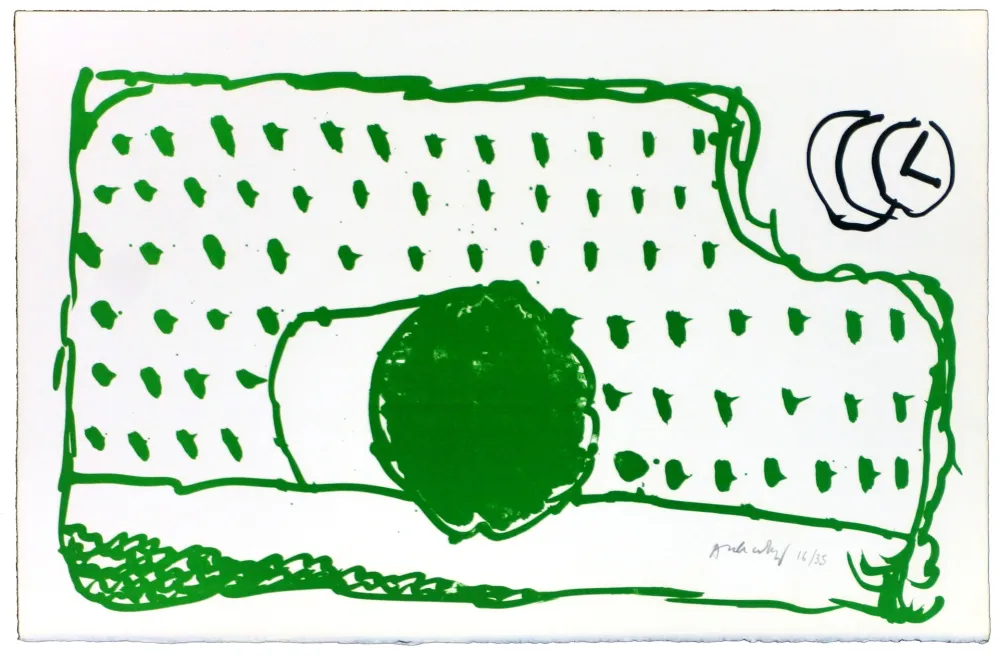 Lithografie Alechinsky - Le rêve de l'ammonite 2