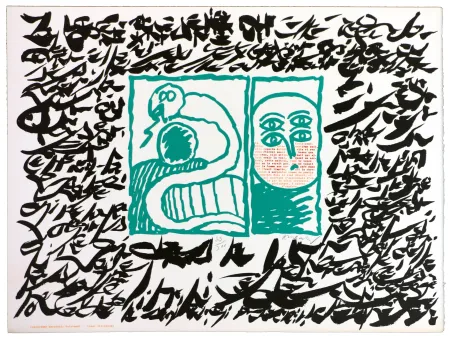 Linosnede Alechinsky - Linolog II