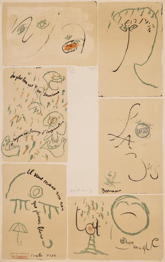 Ets Alechinsky - Litho-mots