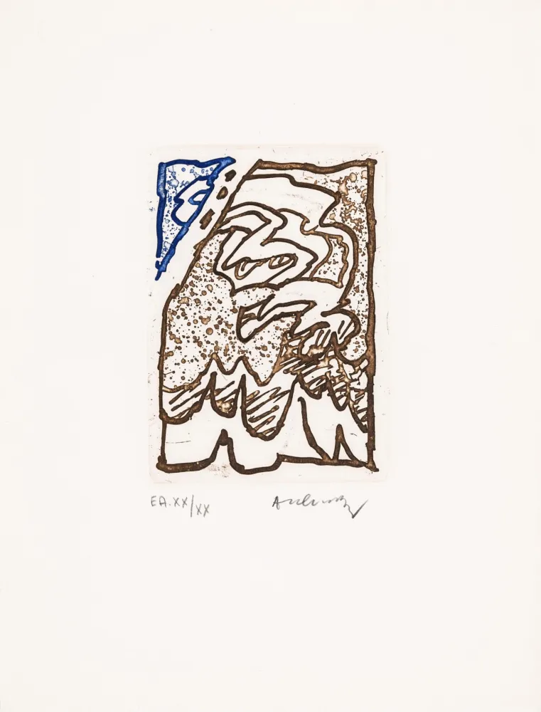 Ets En Aquatint Alechinsky - Maint corps des chambres 07