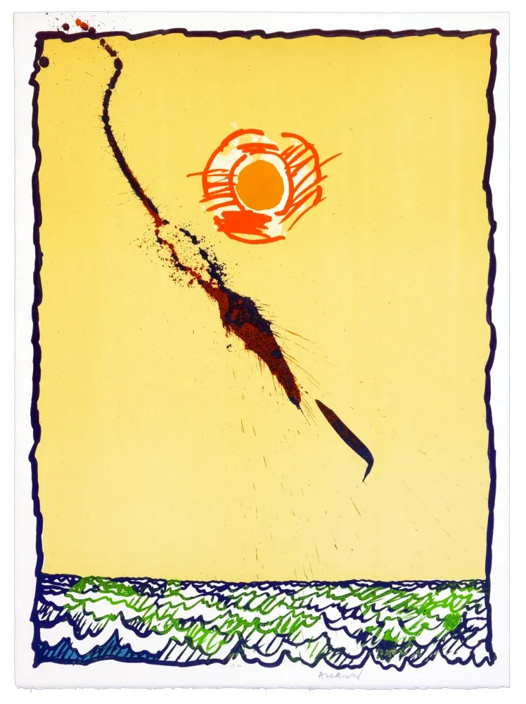 Lithografie Alechinsky - Objets Volants