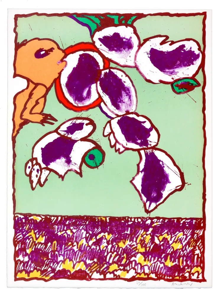 Lithografie Alechinsky - Objets Volants