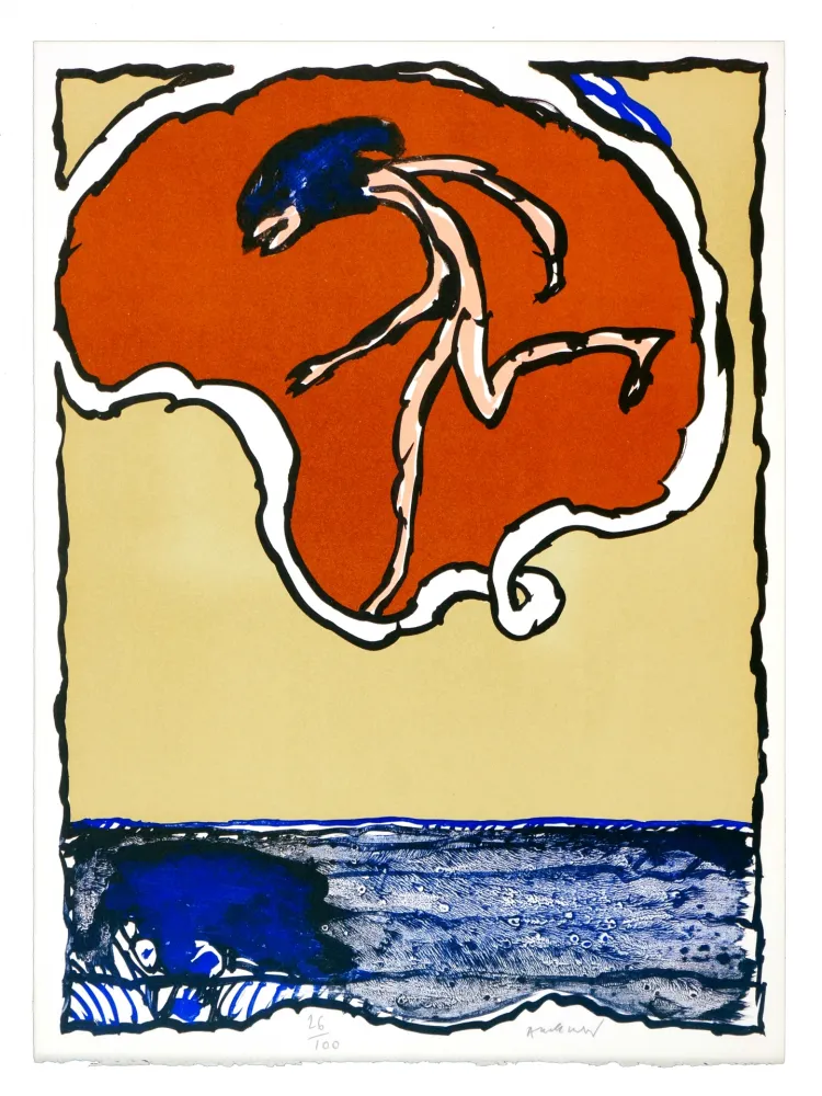 Lithografie Alechinsky - Objets Volants