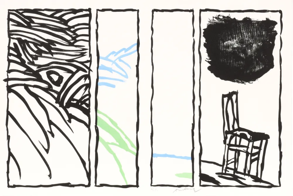 Lithografie Alechinsky - Pages de Vacillations 04