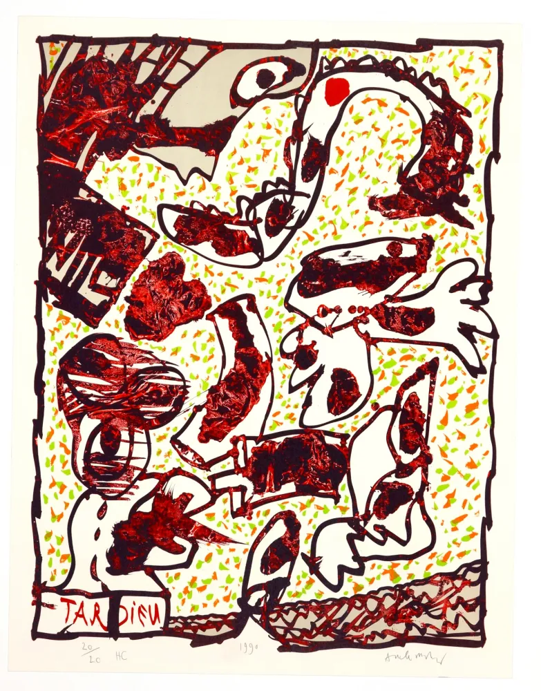 Lithografie Alechinsky - Passe muraille