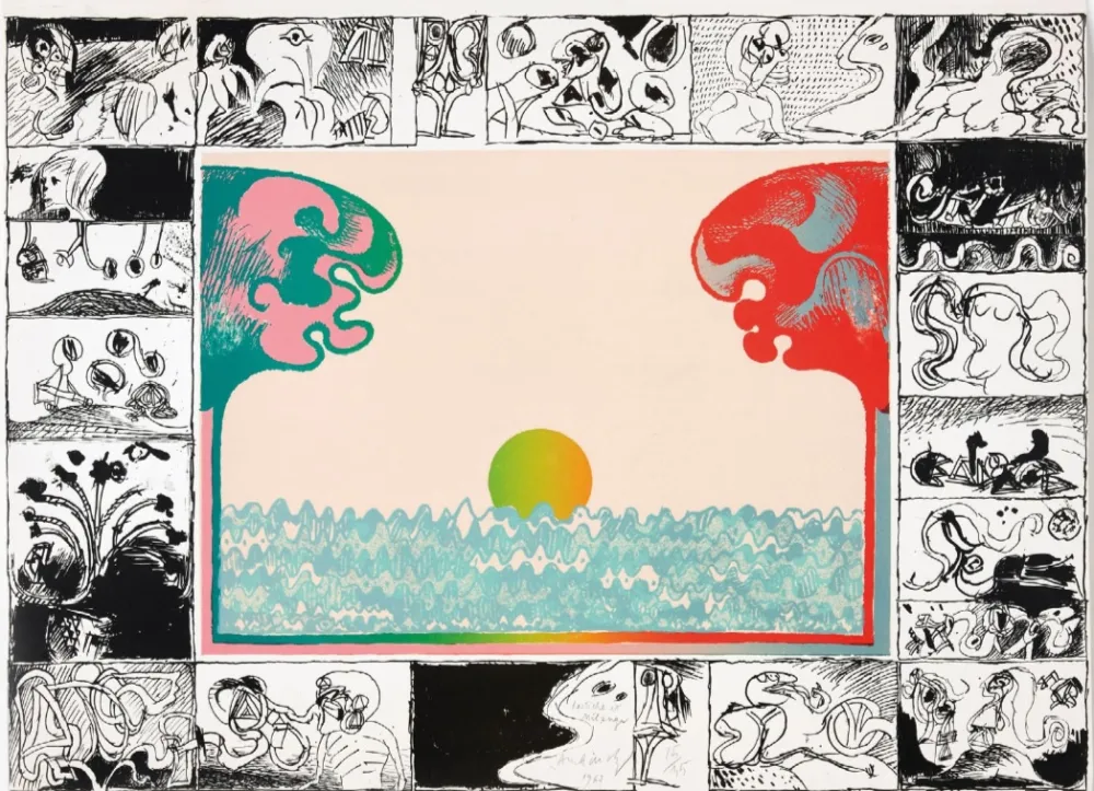 Lithografie Alechinsky - Pastiche et mélange