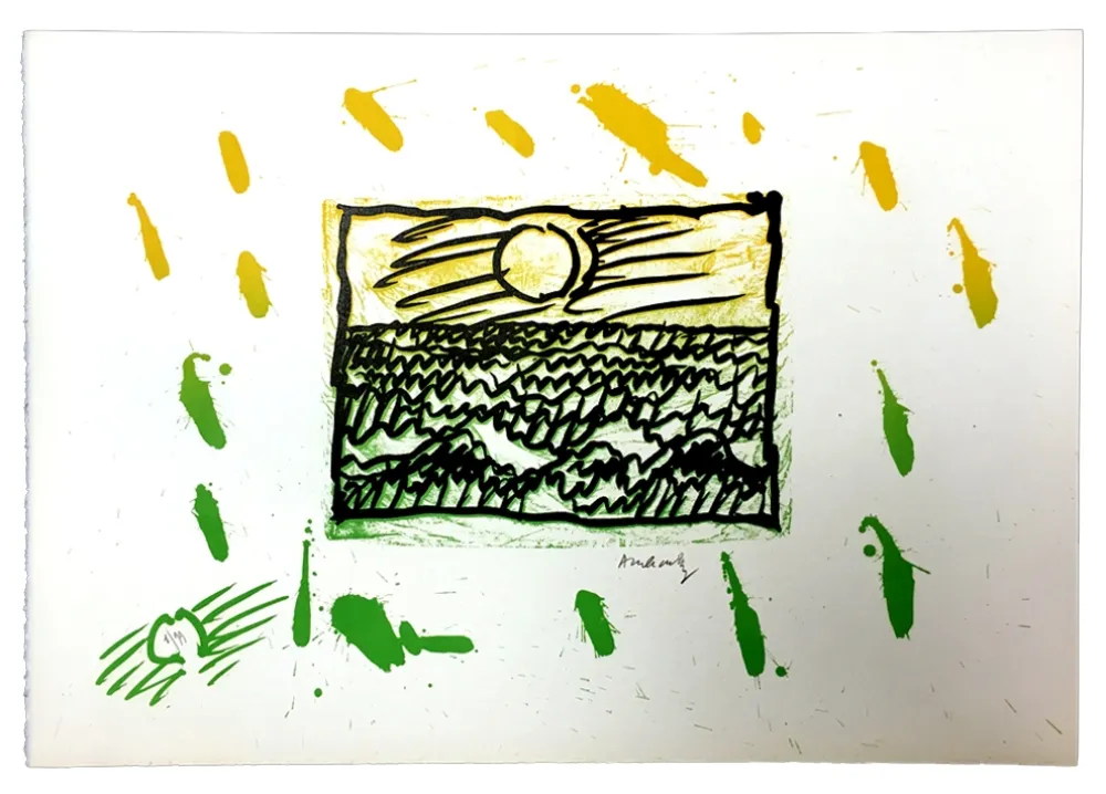 Linosnede Alechinsky - Planche VII