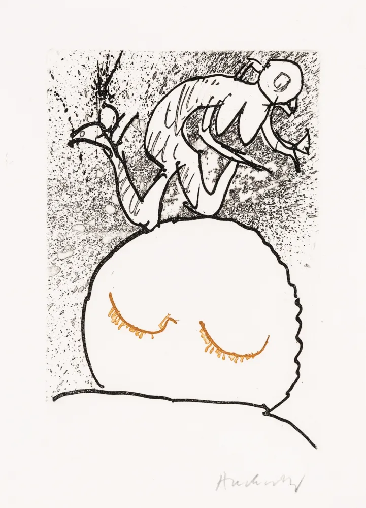 Ets En Aquatint Alechinsky - Pointes Planche XI bis