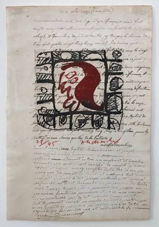 Ets Alechinsky - Rêve de l'ammonite