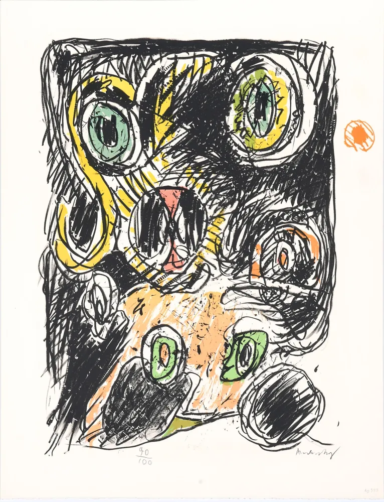 Lithografie Alechinsky - Sac des lignes