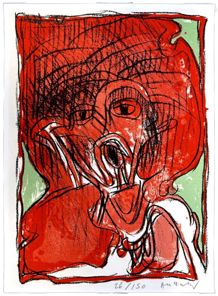 Lithografie Alechinsky - Schismes 4