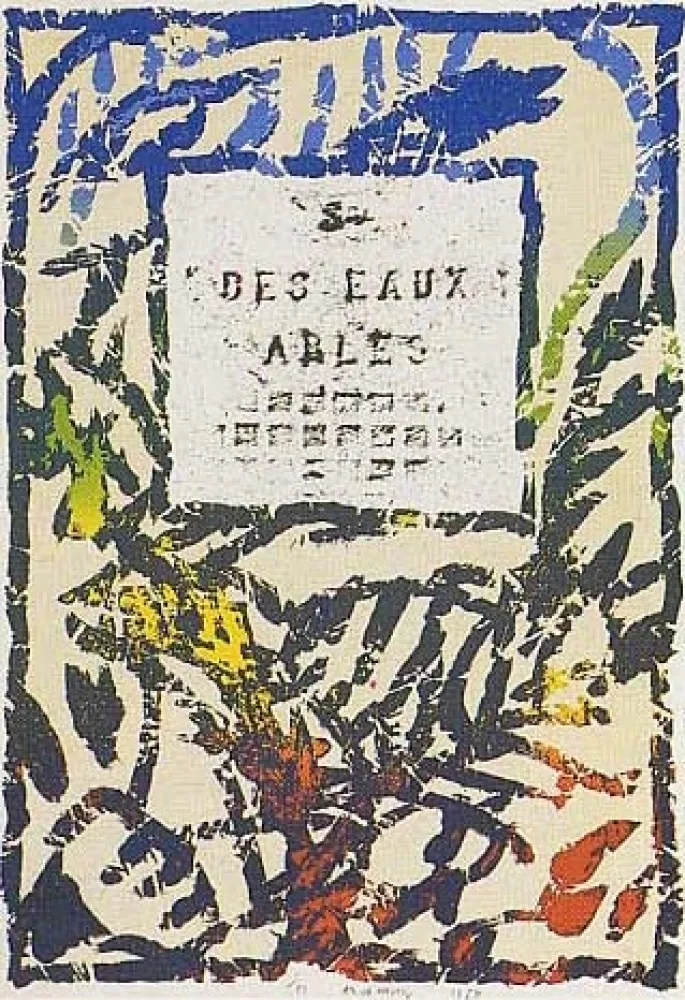 Lithografie Alechinsky - Société des eaux d'Arles