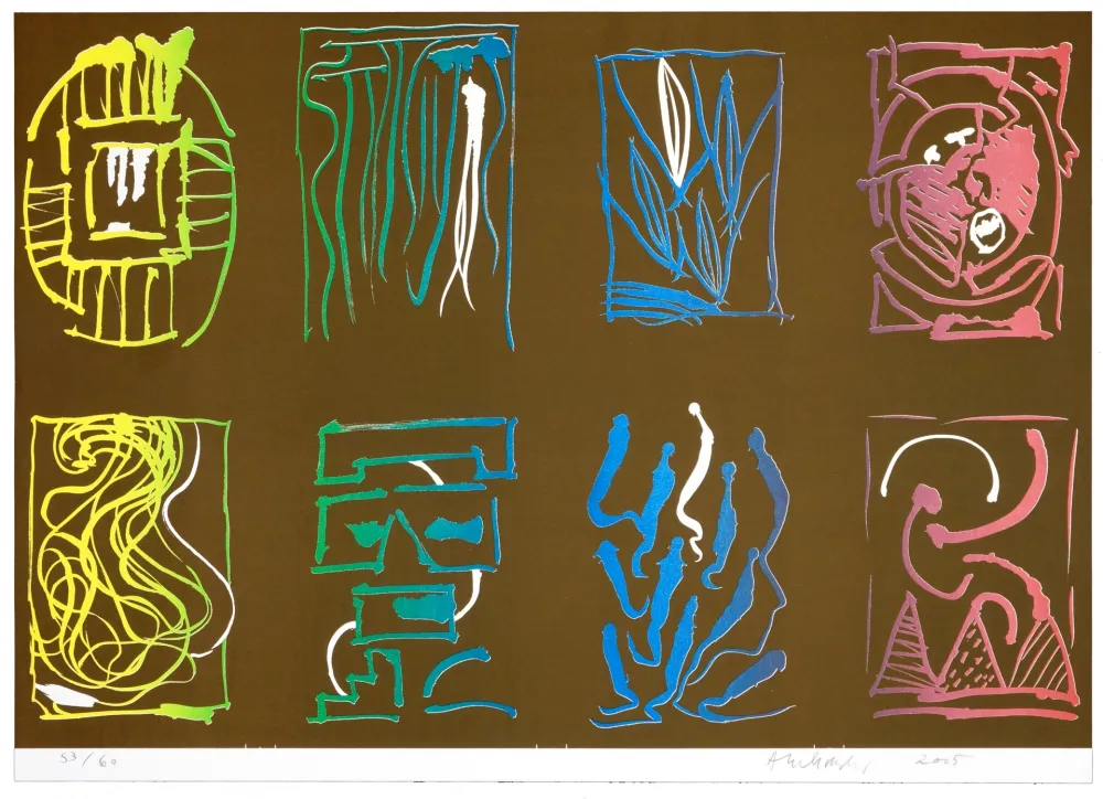 Lithografie Alechinsky - Tapis et Caries