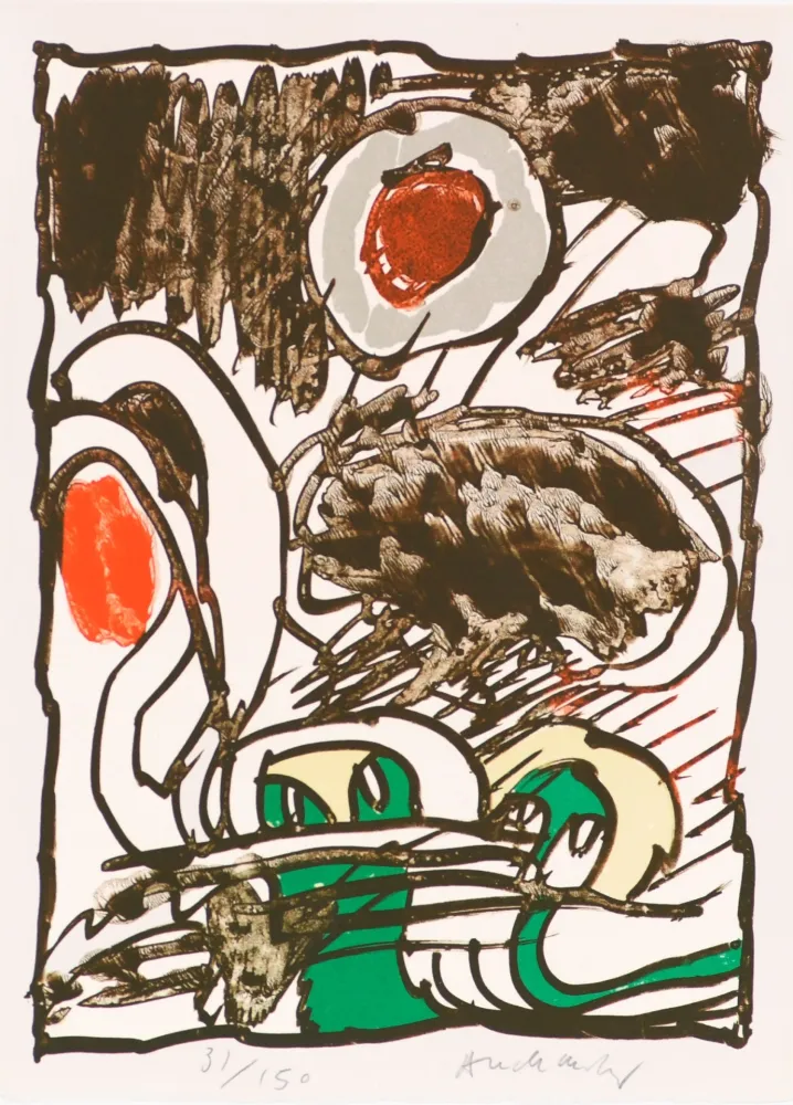 Lithografie Alechinsky - Til Louisiana 02