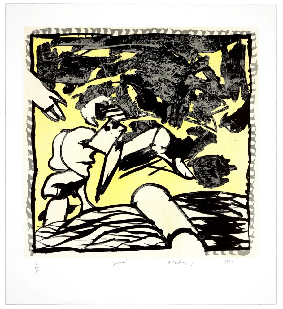 Lithografie Alechinsky - Une bonne semaine/Jeudi