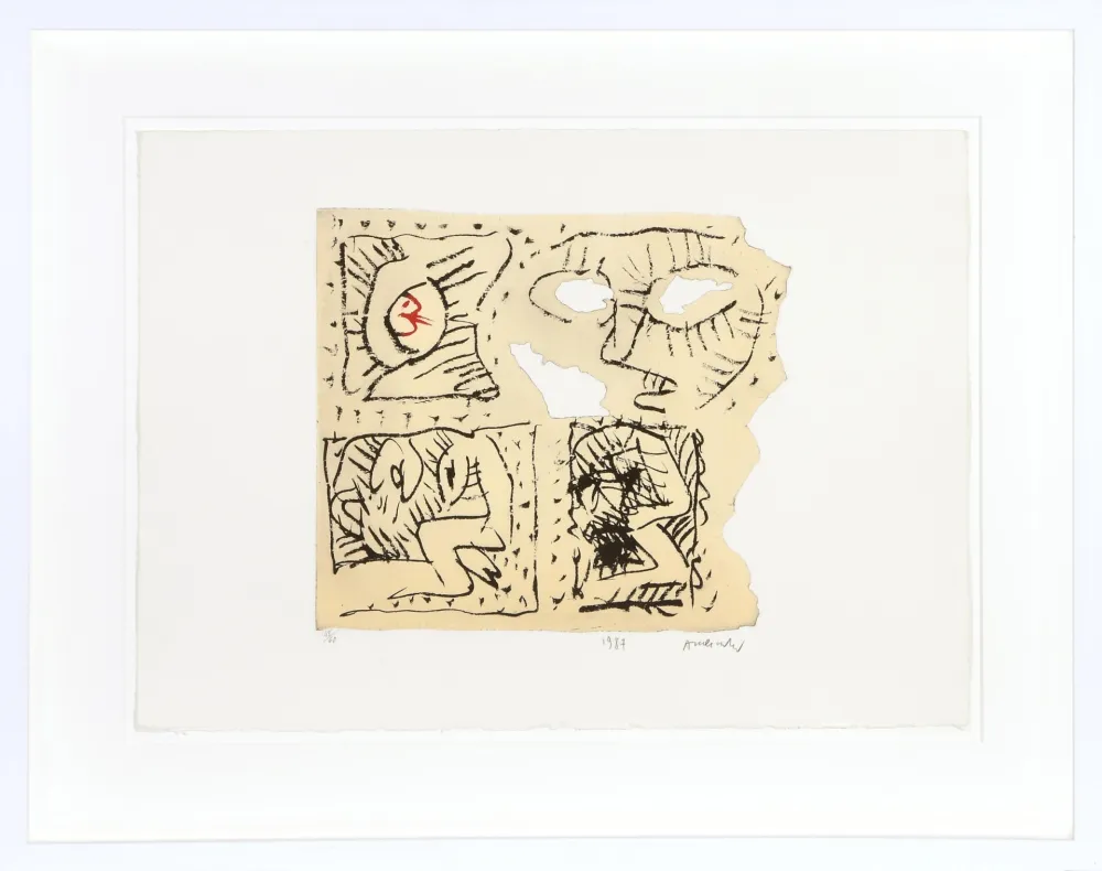 Aquatint Alechinsky - Untitled